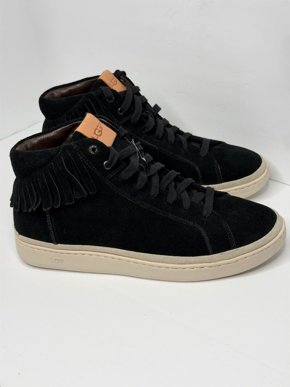 Ugg Cali Fringe Suede Hightop Sneakers shoes Men’s Size US 10.5 Brecken New